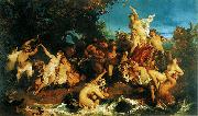 Hans Makart Deutsch: Der Triumph der Ariadne France oil painting artist
